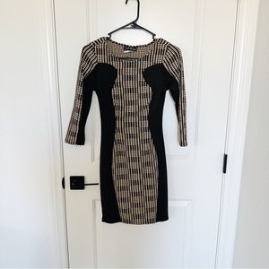 French Atmosphere Black Dress Bodycon